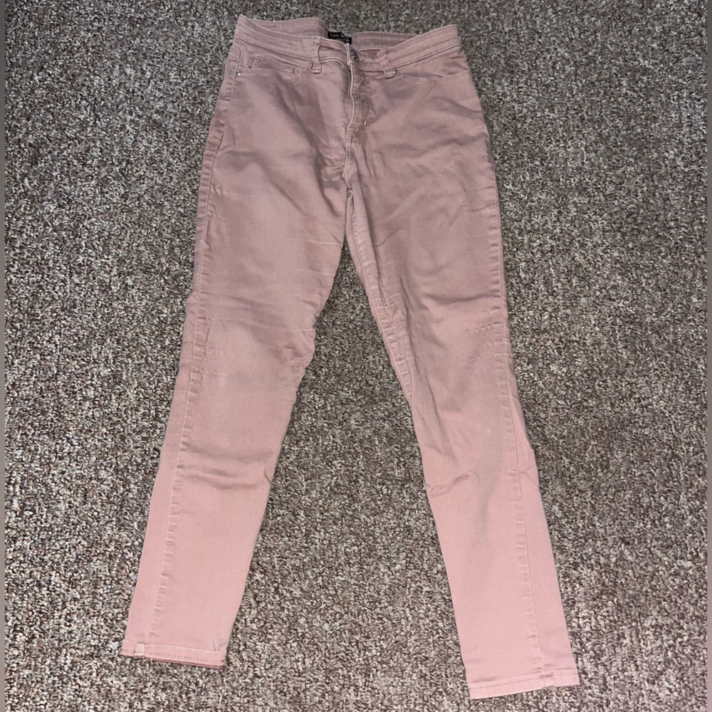 Lee Mid Rise Pink Pants